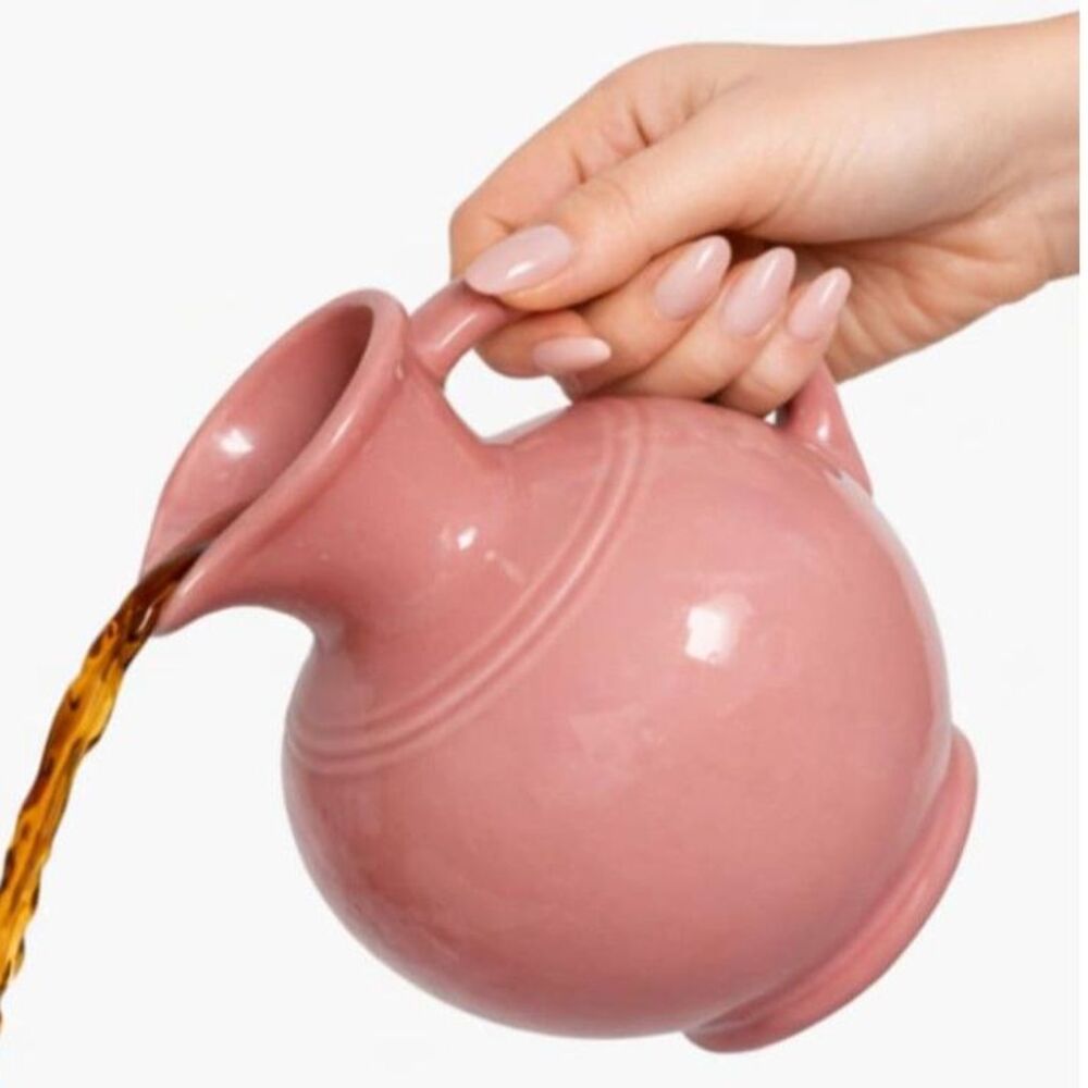 Fiestaware Fiesta CERAMIC Carafe Pitcher 60 Oz Peony Pink CONTAINER